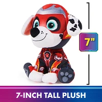 PAW Patrol: The Mighty Movie, Mighty Pups Marshall Plush Toy, 7-Inch Tall, Premium Stuffed Animals, Kids Toys for Boys and Girls 3+