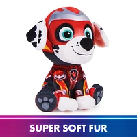 PAW Patrol: The Mighty Movie, Mighty Pups Marshall Plush Toy, 7-Inch Tall, Premium Stuffed Animals, Kids Toys for Boys and Girls 3+