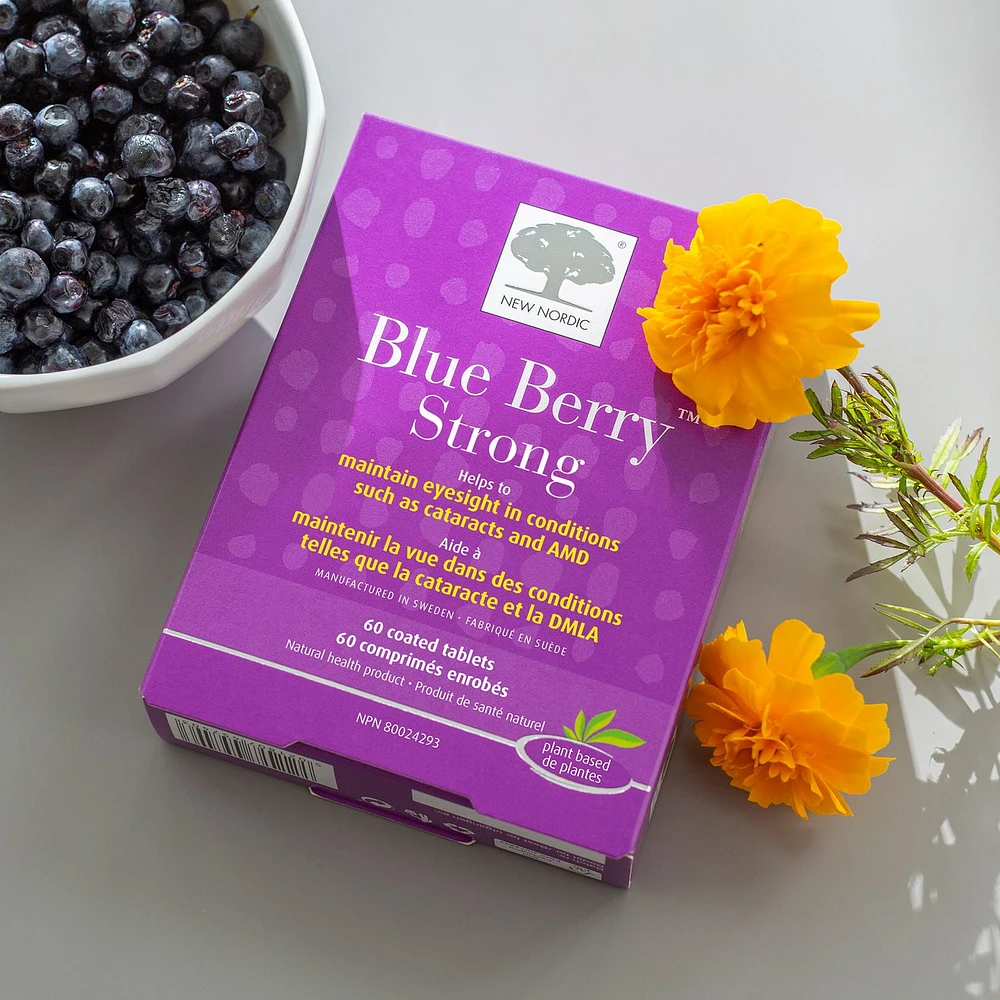 New Nordic Blue Berry Strong - 60 tablets, Helps maintain healthy eyes