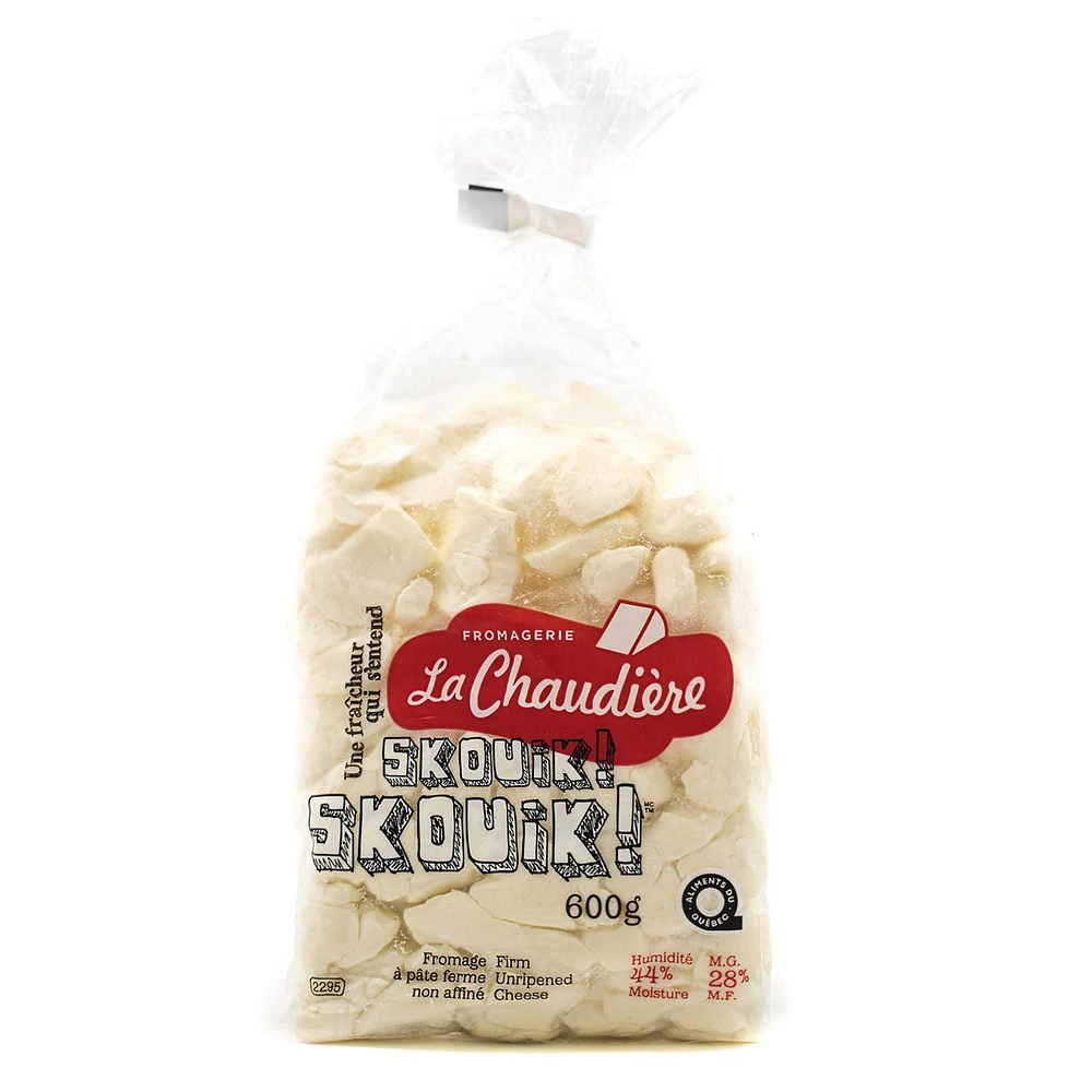 Fromagerie La Chaudière Firm Unripened Cheese Curds, 600 g