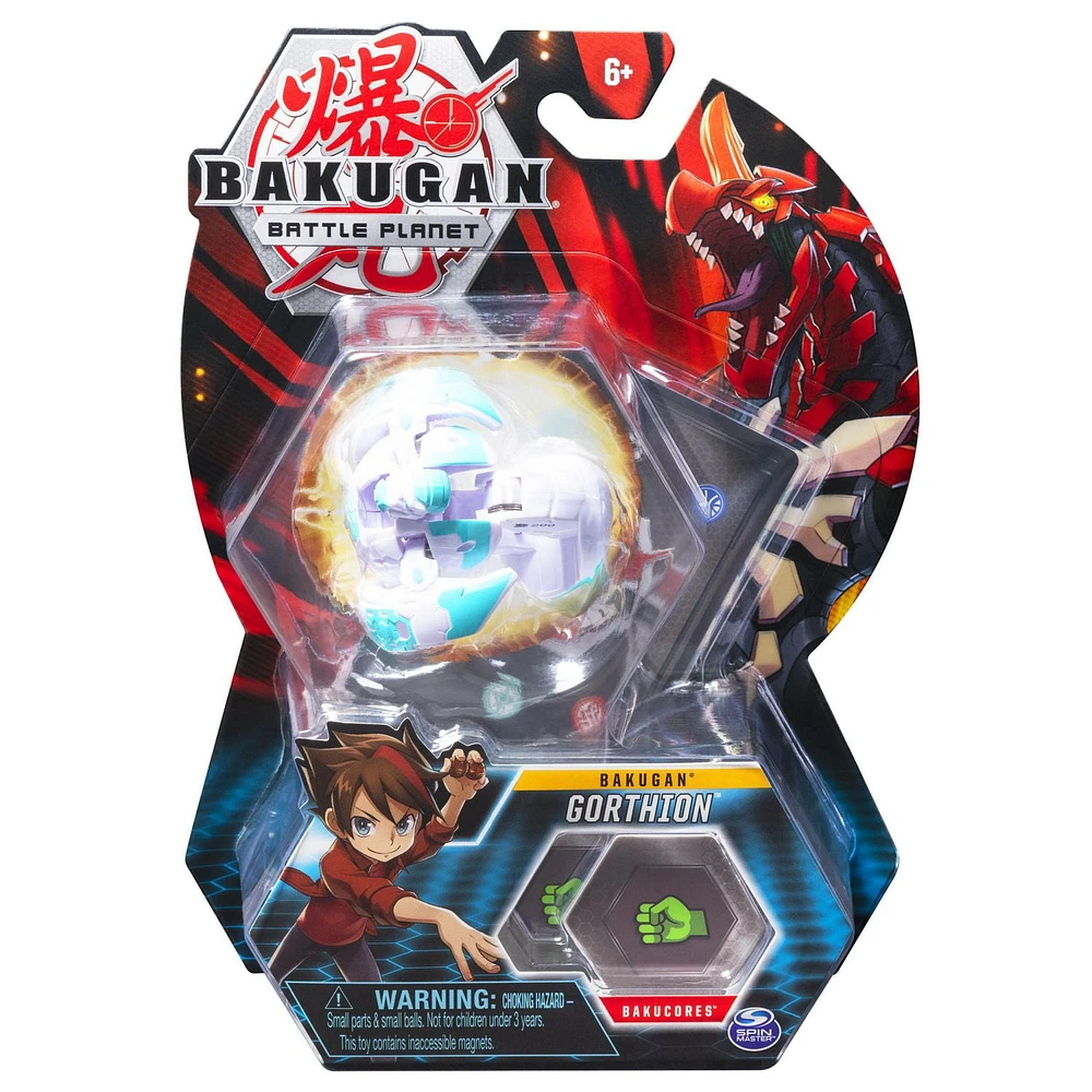 Bakugan, Gorthion, 2-inch Tall Collectible Action Figure and Trading Card, for Ages 6 and Up