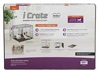 MidWest iCrate Small 24" Double-Door Folding Dog Crate, 24", 2 Door