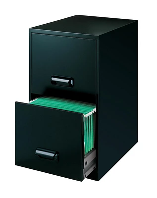 2-Drawer Cabinet, Black, 3 Drawer Organizer,Black