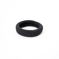 GIMME Hair Bands for Thick Hair, Black, 5 Ct, No Breaks, Seamlessly Soft!