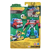 Transformers Bumblebee Cyberverse Adventures Dinobots Unite Warrior Class Optimus Prime Action Attackers Figure, Ages 6 and Up, 5.4-inch