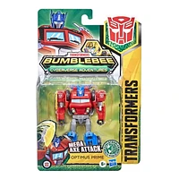 Transformers Bumblebee Cyberverse Adventures Dinobots Unite Warrior Class Optimus Prime Action Attackers Figure, Ages 6 and Up, 5.4-inch