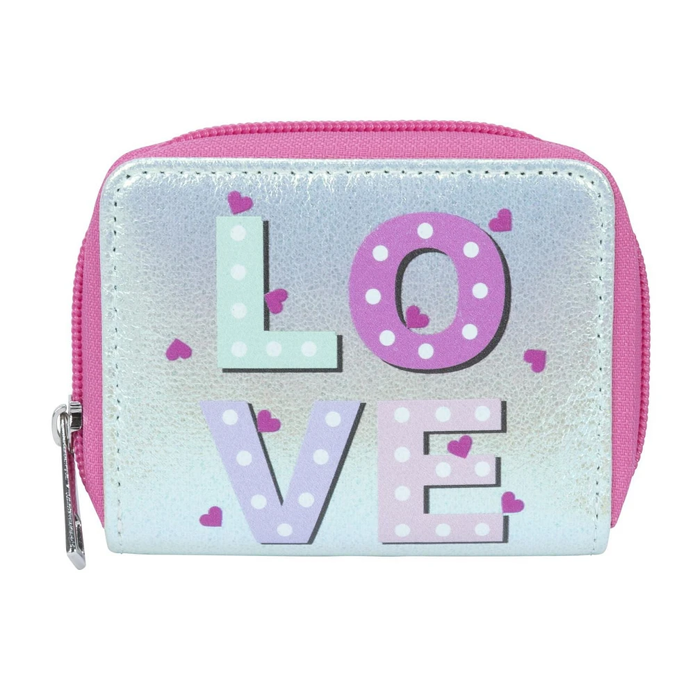 Love Zip Around Cute Wallet