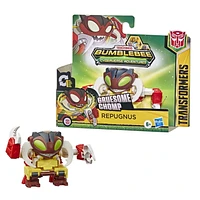 Transformers Bumblebee Cyberverse Adventures Dinobots Unite Toys Action Attackers 1-Step Changer Repugnus Figure, Ages 6 and Up, 4.25-inch