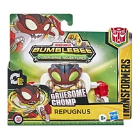 Transformers Bumblebee Cyberverse Adventures Dinobots Unite Toys Action Attackers 1-Step Changer Repugnus Figure, Ages 6 and Up, 4.25-inch