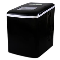 Koolatron Compact Countertop Ice Maker, 9pcs Cubes Ready in 6 Mins, 26lbs of ice in 24 hours with Digital Controls and LED Indicators