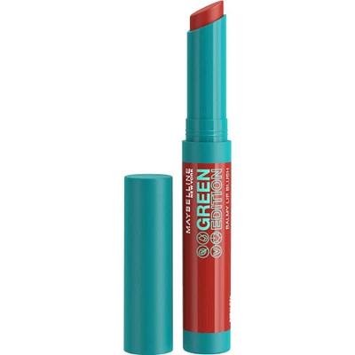 Maybelline New York Green Edition - Lip Makeup Balmy Lip Blush, Formulated With Mango Oil, Midnight, 1.7 g