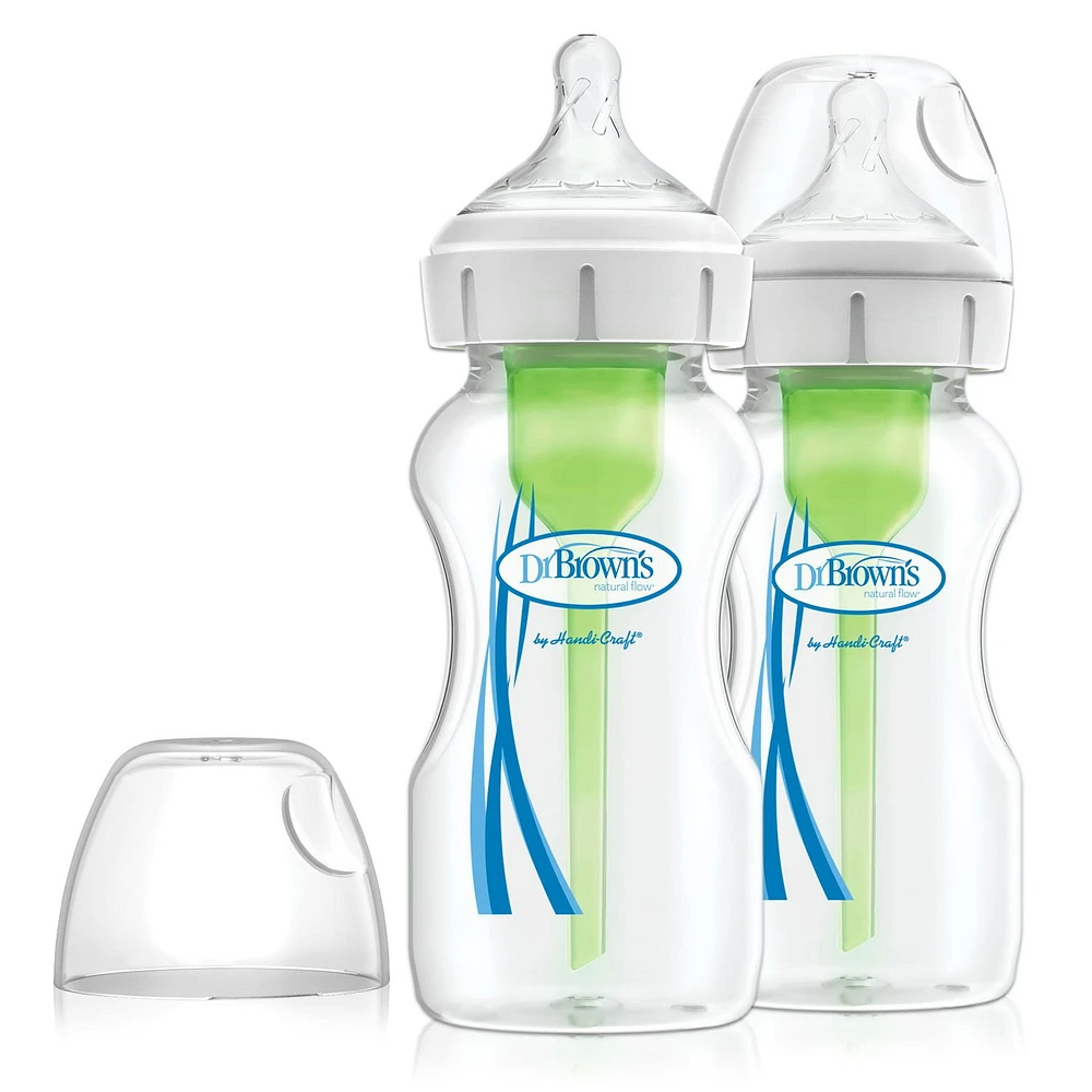 Biberon en Col large de Dr. Brown’s® Options+™ 270 ml, paquet de 2 270 ml, paquet de 2
