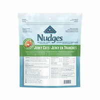 Blue Buffalo Nudges Jerky Cuts Natural Dog Treats, Chicken and Duck, BLUE Nudges Jerky Dog Chicken 283g