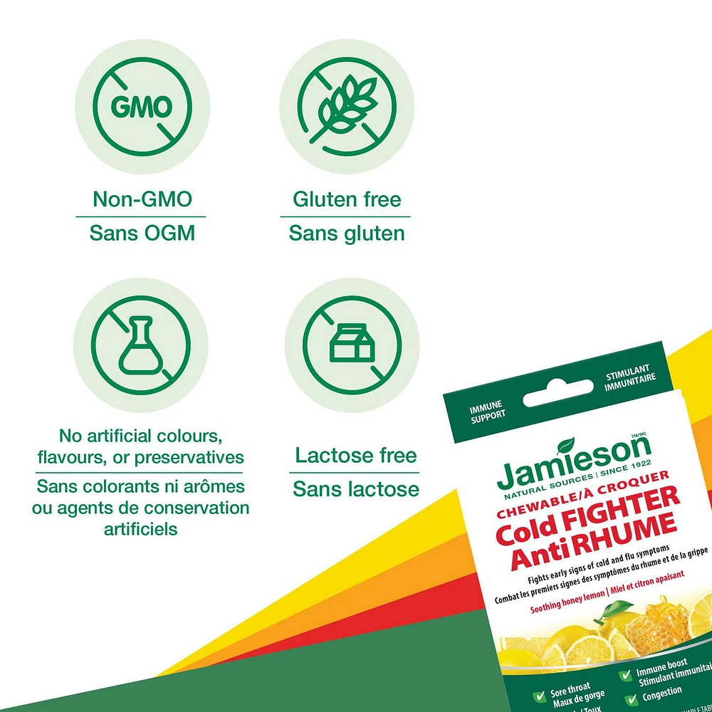 Jamieson Antirhume, 10 comprimés à croquer