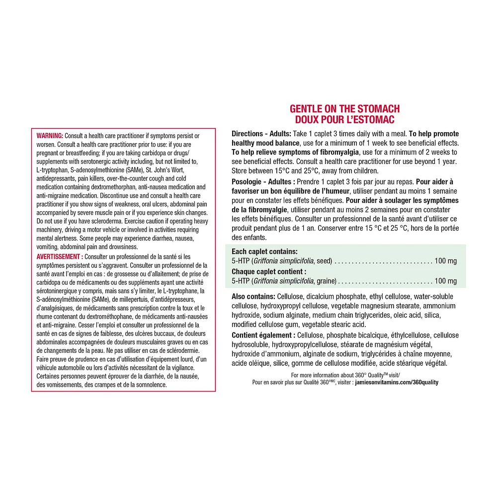 Jamieson 5-HTP 100 mg
