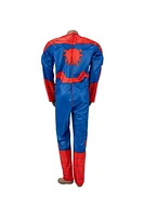 MARVEL Adaptive Spider-Man Youth Costume - Printed Jumpsuit with Tube Access, Roomier Legs, and Fabric Half Mask