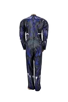 MARVEL Adaptive Black Panther Youth Costume - Printed Jumpsuit with Tube Access, Roomier Legs, and Fabric Half Mask