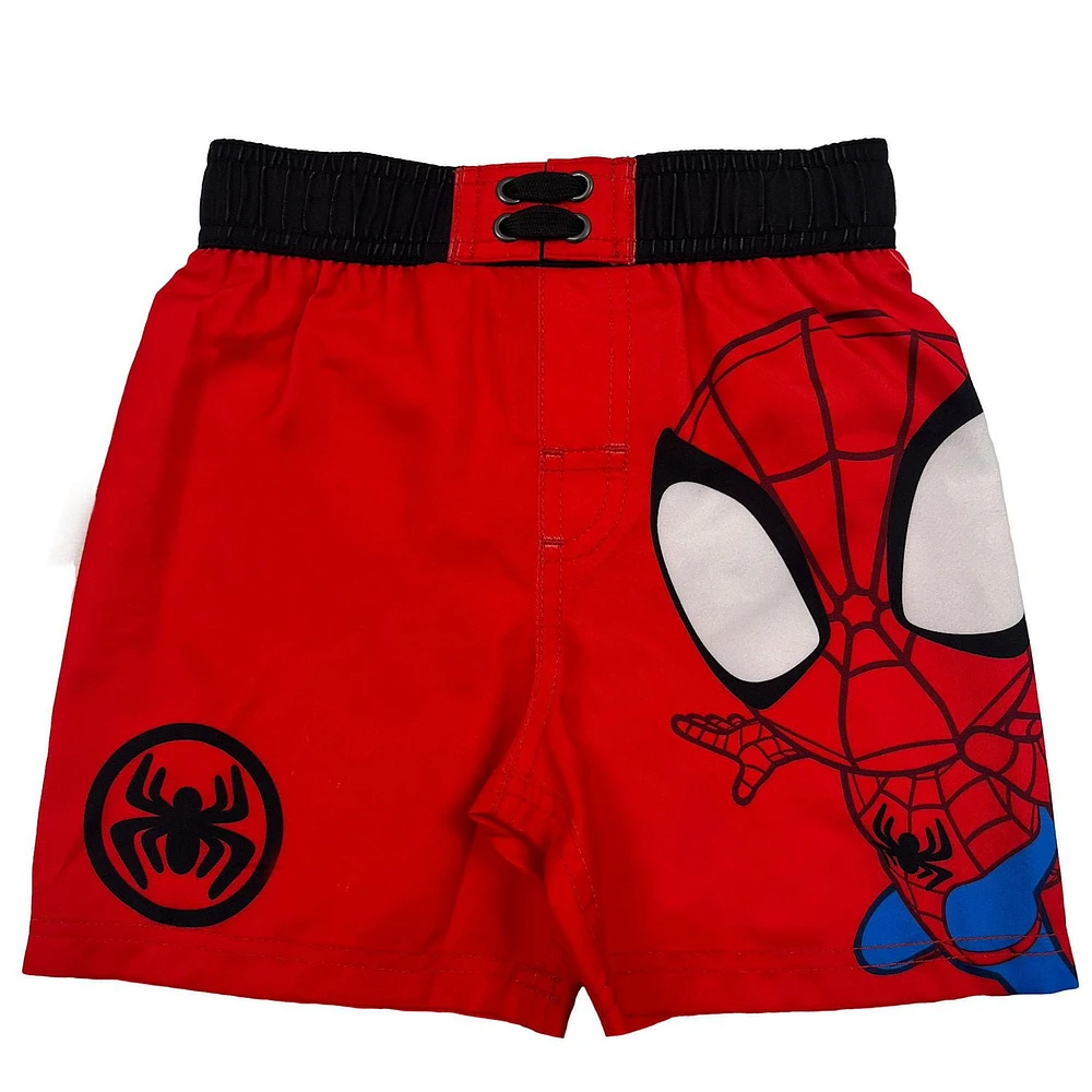 Marvel Toddler Boys Swinging Spidey Swim Trunk