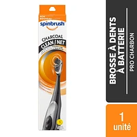 Brosse à dents Spinbrush CHARCOAL CLEAN 1 brosse à dents à piles
