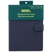 onn. 9 in./10.9 in. Tablet Universal Folio Case, Built-in Stand