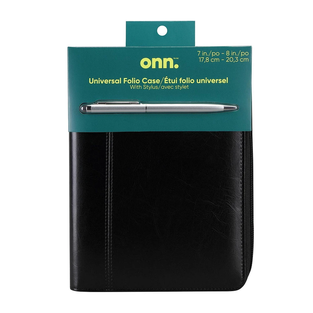 onn. 7 in./8 in. Tablet Universal Folio Case