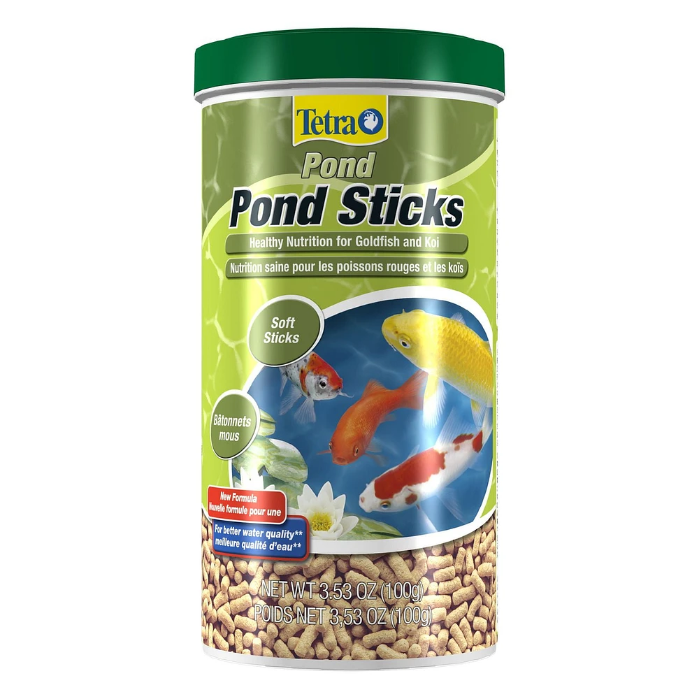 TetraPond Sticks Fish Food for Goldfish & Koi, 100g