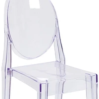 4 Pk. Ghost Side Chair in Transparent Crystal