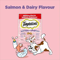 Temptations Salmon & Dairy Kitten Cat Treats, 180g