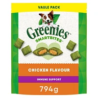 Gâteries pour chiens adultes GREENIES SMARTBITES saveur de poulet 794 g