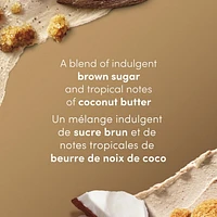 Dove Gommage pour le corps pour une peau soyeuse et lisse, au sucre brun et au beurre de noix de coco exfolie et restaure les nutriments naturels de la peau, 425g 425g