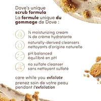 Dove Gommage pour le corps pour une peau soyeuse et lisse, au sucre brun et au beurre de noix de coco exfolie et restaure les nutriments naturels de la peau, 425g 425g