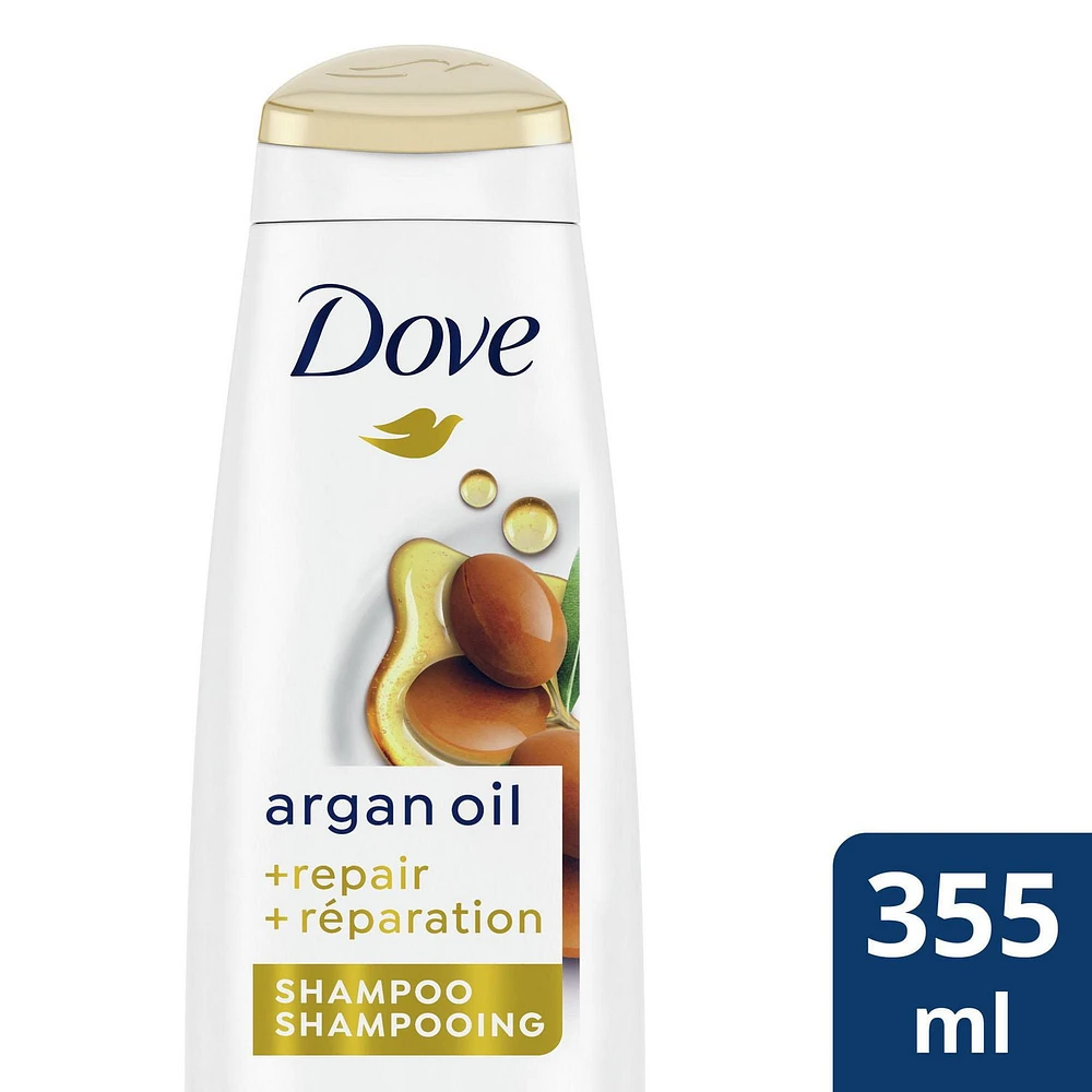 Dove Argan Oil + Repair Shampoo, 355 ml Shampoo