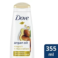 Dove Argan Oil + Repair Shampoo, 355 ml Shampoo