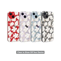 White Whisp Floral - Premium Fashion Phone Case for iPhone 14 / iPhone 13