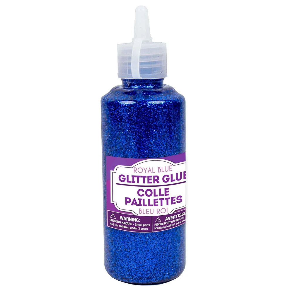 Horizon Group USA Royal Blue Glitter Glue, 2.9 oz.