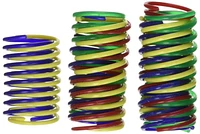 Catit Kitty Playground Cat Toy - Mega Silly Plastic Springs, 10 pieces