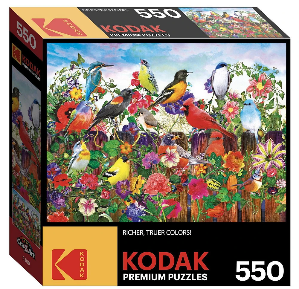 Puzzle Kodak 550pc - Oiseaux et fleurs par Aimee Stewart