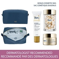 RoC Skincare - Retinol Correxion®️ - Line Smoothing Regiment Kit & BONUS Cosmetic Bag