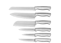 Hamilton Beach 14 Piece Stainless Steel Knife Block Set