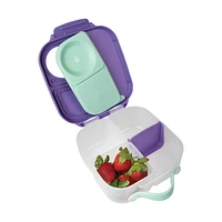 b.box - Mini Lunch Box for Kids: Lightweight Bento Box, Lunch Snack Container with 2 Leak Proof Compartments. Ages 3+ School Supplies, BPA Free