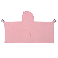 ZOOCCHINI - Toddler, Kids Plush Snow Terry Hooded Bath Towel - Swim Towel - Sadie the Sloth