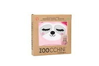 ZOOCCHINI - Toddler, Kids Plush Snow Terry Hooded Bath Towel - Swim Towel - Sadie the Sloth