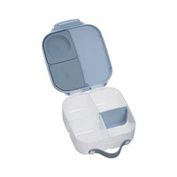 b.box - Mini boîte à déjeuner pour enfants : boîte à bento légère, récipient à collation avec 2 compartiments étanches. Fournitures scolaires à partir de 3 ans, sans BPA