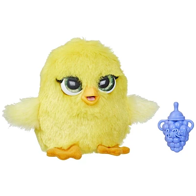 furReal Fuzzalots Chick Interactive Animatronic Color-Change Toy, 25+ Sounds and Reactions, for Kids Ages 4 and up