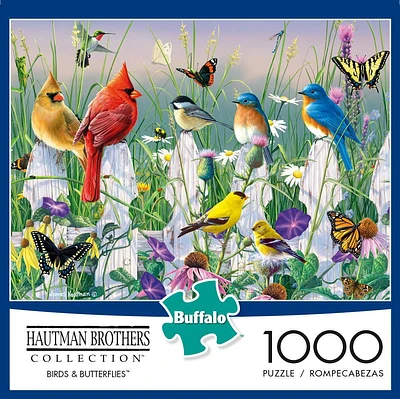 Buffalo Games Hautman Brothers Birds & Butterflies 1000 Piece Jigsaw Puzzle