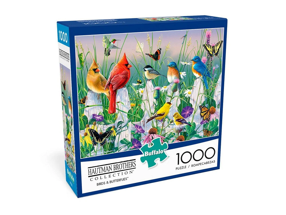 Buffalo Games Hautman Brothers Birds & Butterflies 1000 Piece Jigsaw Puzzle