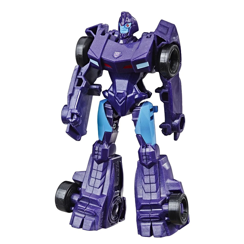 Transformers Bumblebee Cyberverse Adventures Action Attackers Scout Class Shadow Striker Action Figure, Twin Turbo Blast Action Attack, 3.75-inch