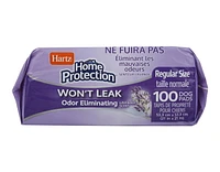 Hartz Home Protection Odour Eliminating Dog Pee Pads and Training Pads for Puppies and Adult Dogs, 100 Count (21"x21")