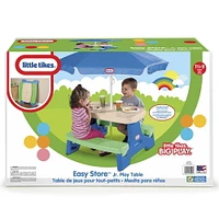 Little Tikes Easy Store Jr. Play Table with Umbrella - Blue\Green