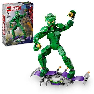 LEGO Marvel Green Goblin Construction Figure - Building Toy for Boys & Girls, Ages 8+ - Marvel Villain Action Figure W/ Glider and Pumpkin Bombs - Gift for Fans - 76284, Includes 471 Pieces, Ages 8+